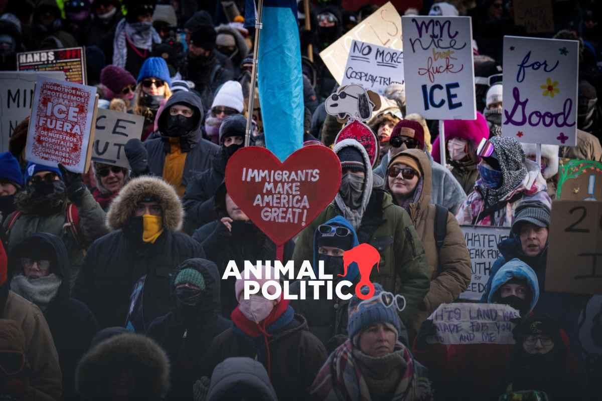 Ciudadanos desafían redadas antiinmigración en Mineápolis y protestan contra la detención de un niño de cinco años