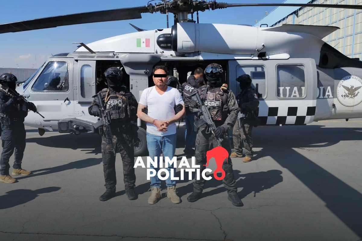 “El Botox”, presunto líder de “Los Blancos de Troya”, ingresa a la FEMDO en CDMX tras ser detenido en Michoacán