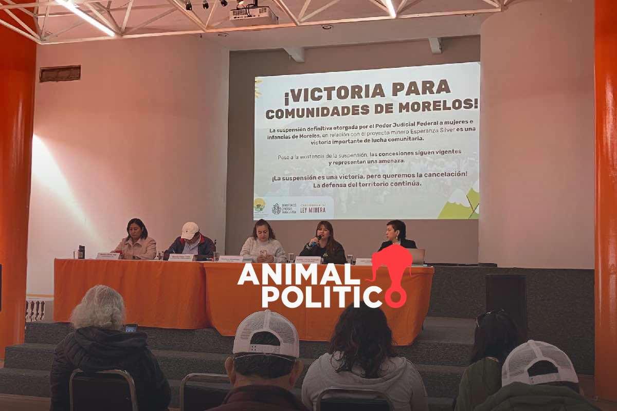 Mujeres e infancias frenan temporalmente un proyecto minero en Morelos; amparo impide explotación de oro y plata