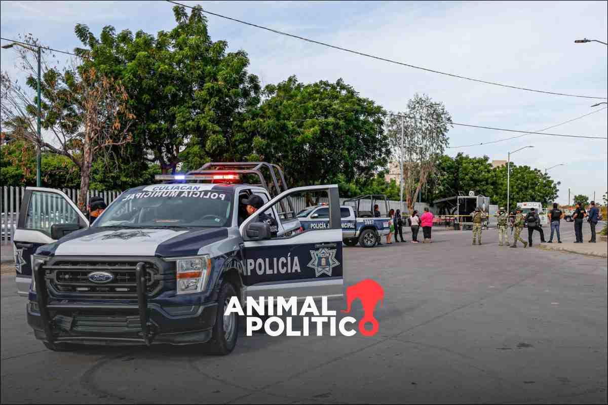 Balean vehículo del titular de Seguridad de Culiacán durante persecución; hay un agente herido y cuatro detenidos