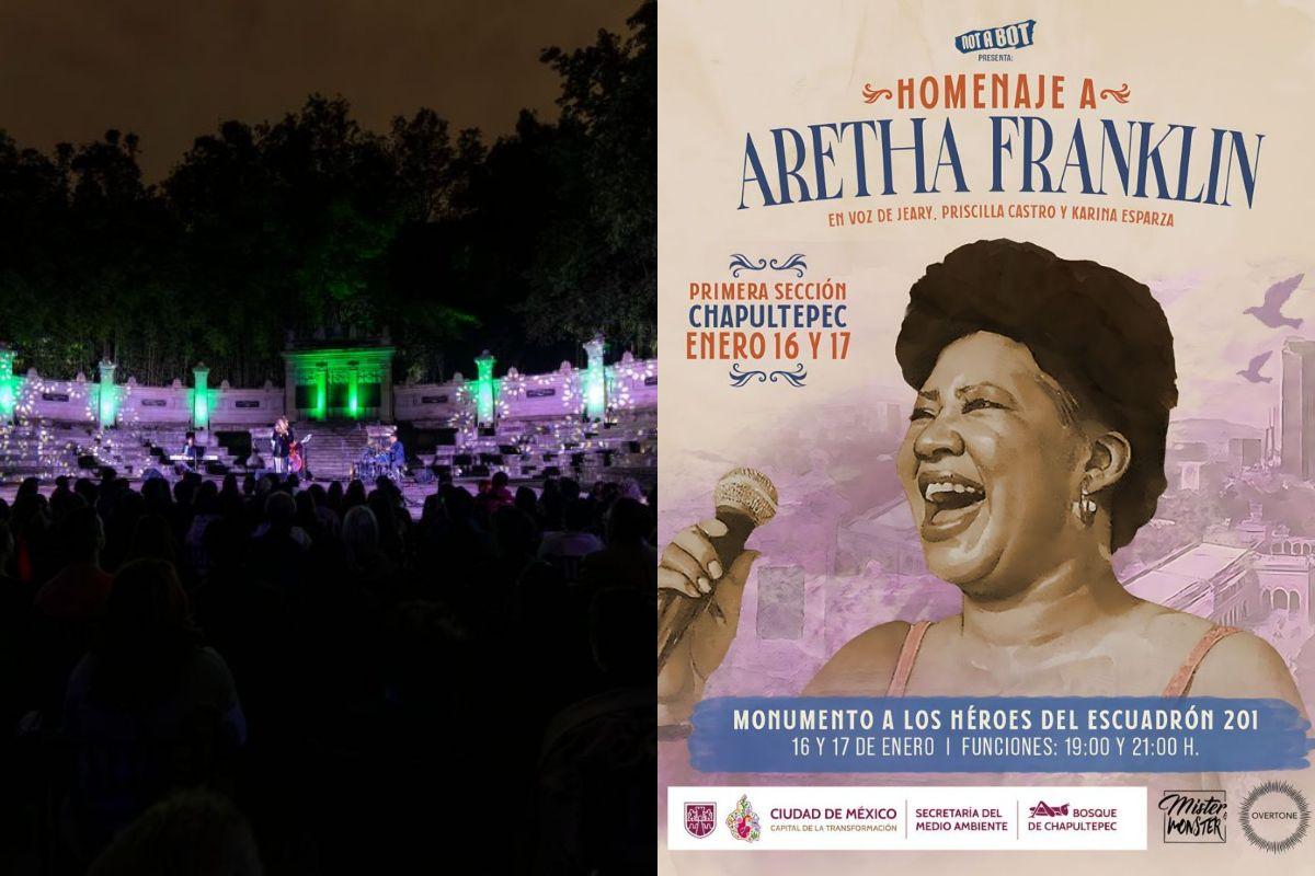 Habrá homenaje a Aretha Franklin en Chapultepec ¿Cuándo y detalles?