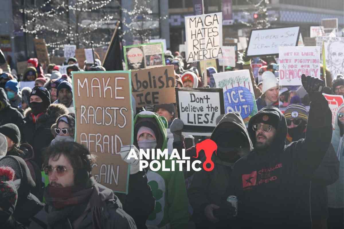 Miles de personas marchan en Mineápolis contra redadas migratorias de Trump