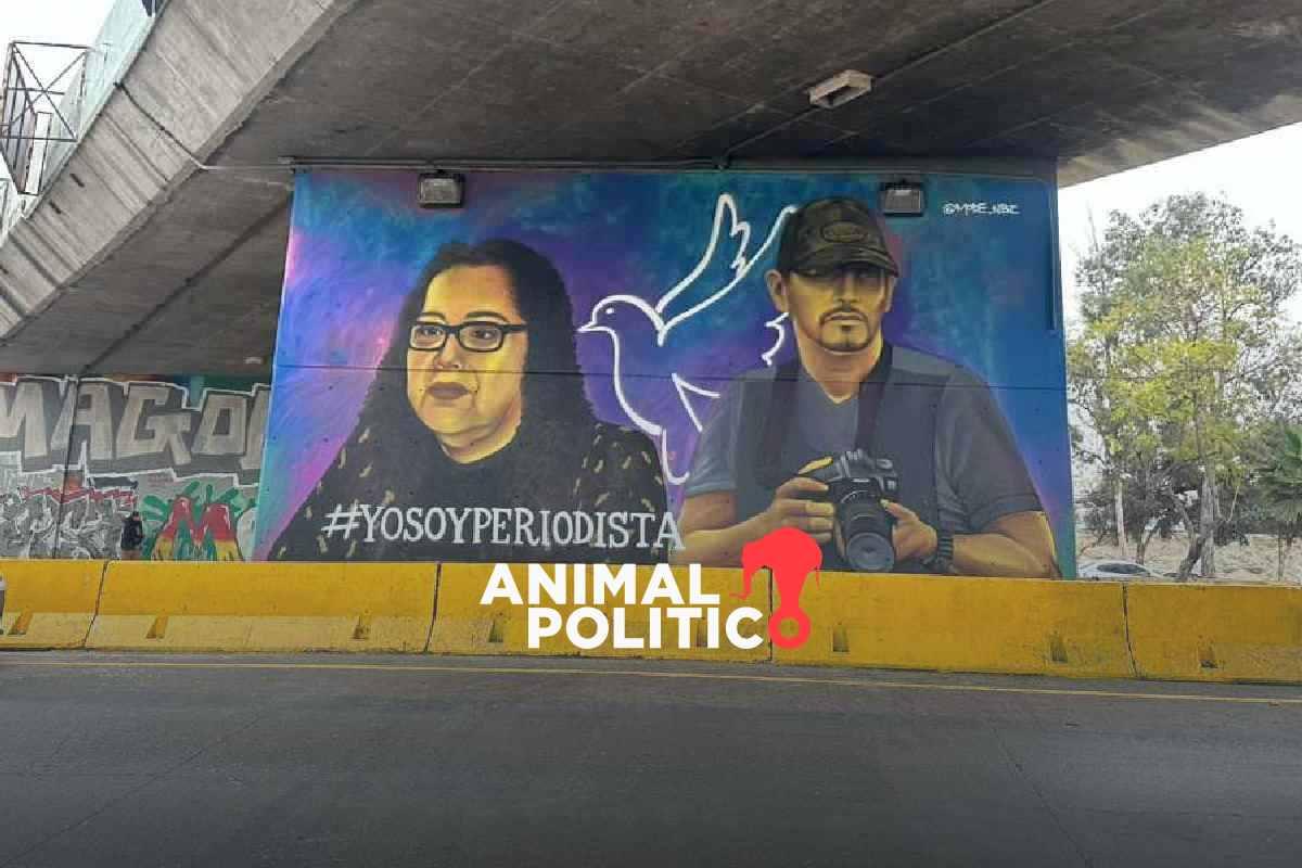 Develan mural en honor a los periodistas Lourdes Maldonado y Margarito Martínez, asesinados en Tijuana hace cuatro años