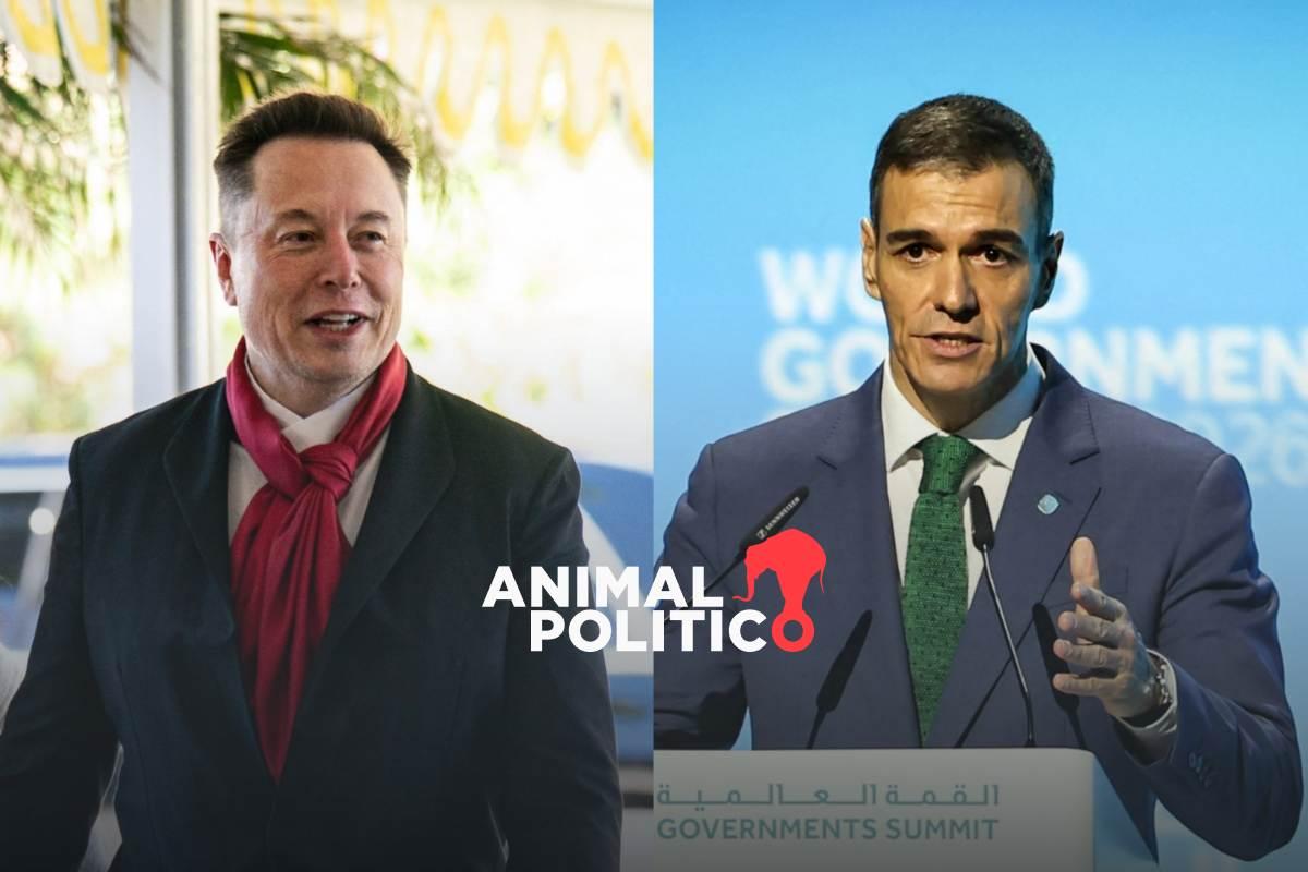 Elon Musk llama “tirano” y “fascista” al presidente de España, Pedro Sánchez, por anuncio de nuevas medidas sobre redes sociales