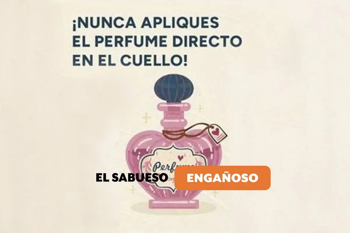 La Secretaría de Salud de la CDMX desinforma sobre afectaciones a la salud por el uso de perfume
