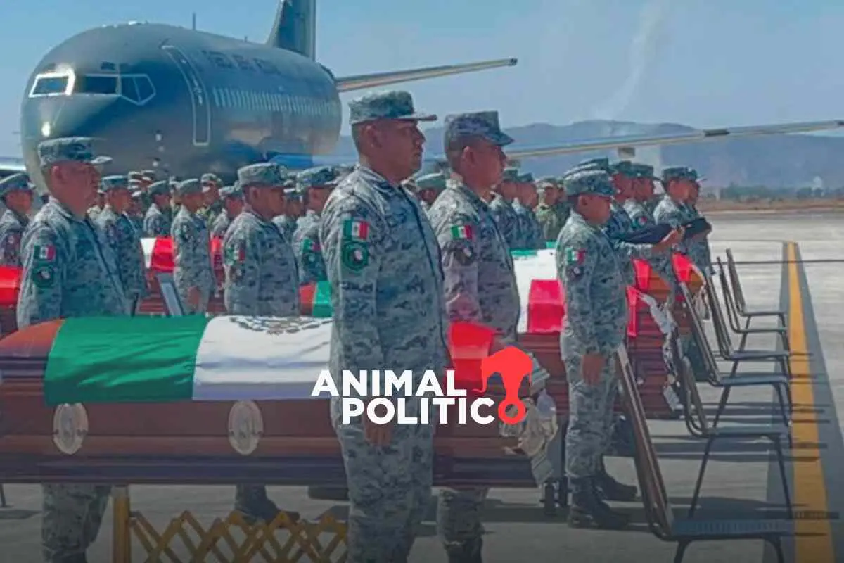 Defensa rinde “honores fúnebres” a militares caídos durante operativo contra “El Mencho”