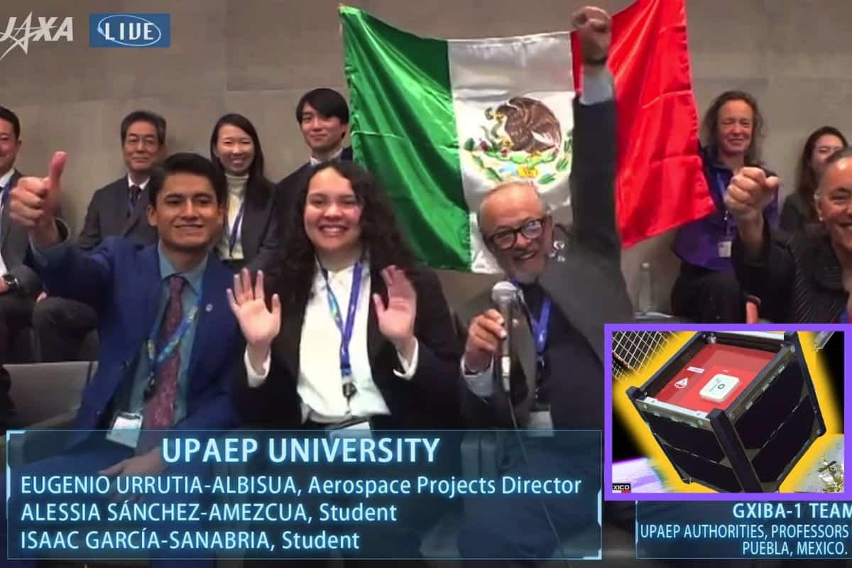 Estudiantes de puebla lanzan Gxiba-1, nanosatélite para monitorear volcanes desde el espacio
